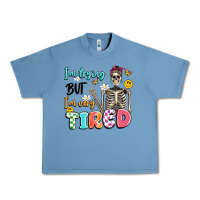 Pebble Blue im trying but im very tired Urban Heavy Tee - Artiststas