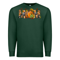 Sports Green Western Mom With Pumpkins Premium Sweatshirt - BundleAndBundleShop