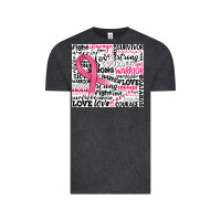 Vintage Black breast cancer ribbon Vintage Tee - JahusDesignShop