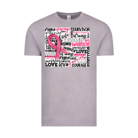 Vintage Zinc breast cancer ribbon Vintage Tee - JahusDesignShop