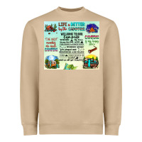 Mushroom life is better by the campfire Heavyweight Sweatshirt - JahusDesignShop