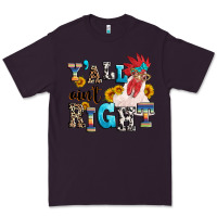 Plum Y'all ain't right crazy Premium Tee - texasbilliewilder