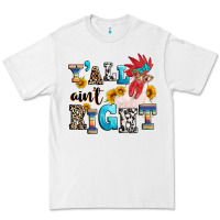 White Y'all ain't right crazy Premium Tee - texasbilliewilder