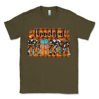 Army Green thankful mama Classic Tee - JahusDesignShop