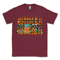 Burgundy thankful mama Classic Tee - JahusDesignShop