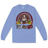 Colony Blue rainbow and hohoho with gnome Long Sleeve Tee - AdoDesignShop