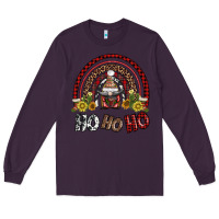 Plum rainbow and hohoho with gnome Long Sleeve Tee - AdoDesignShop