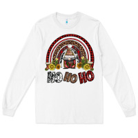 White rainbow and hohoho with gnome Long Sleeve Tee - AdoDesignShop