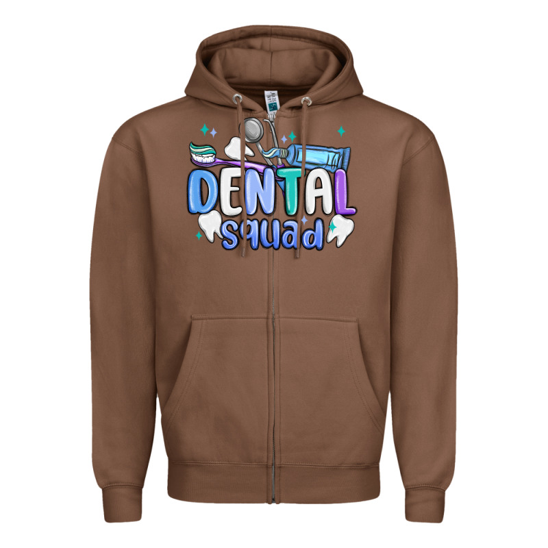 Dental Squad Zipper Hoodie by MaliasSmallBusiness | Teevron