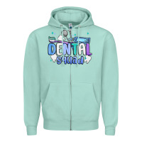 Seafoam dental squad Zipper Hoodie - MaliasSmallBusiness