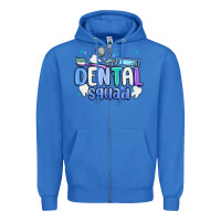 True Royal dental squad Zipper Hoodie - MaliasSmallBusiness