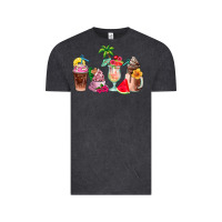 Vintage Black summer coffee cups Vintage Tee - AdoDesignShop