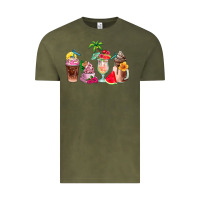 Vintage Olive summer coffee cups Vintage Tee - AdoDesignShop