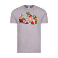 Vintage Zinc summer coffee cups Vintage Tee - AdoDesignShop