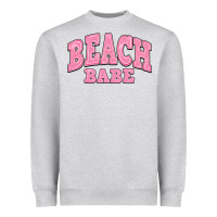 Heather Grey beach babe Heavyweight Sweatshirt - JahusDesignShop