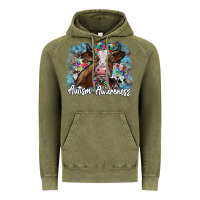 Vintage Olive autism awareness 2 Vintage Hoodie - SublimationCraftShop