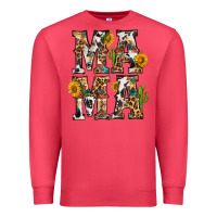 Cardinal Western Mama With Sunflowers Premium Sweatshirt - BundleAndBundleShop