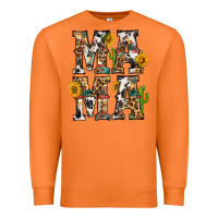 Carrot Western Mama With Sunflowers Premium Sweatshirt - BundleAndBundleShop