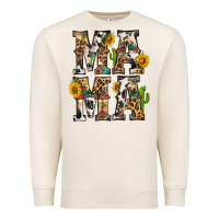 Sandshell Western Mama With Sunflowers Premium Sweatshirt - BundleAndBundleShop