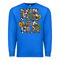True Royal Western Mama With Sunflowers Premium Sweatshirt - BundleAndBundleShop