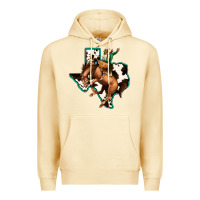 Pina Colada Cowhide Texas Map Rodeo Cowboy Premium Hoodie - Bettercallsaul