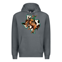 Rock Cowhide Texas Map Rodeo Cowboy Premium Hoodie - Bettercallsaul