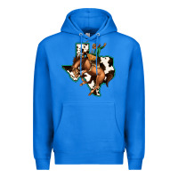 True Royal Cowhide Texas Map Rodeo Cowboy Premium Hoodie - Bettercallsaul