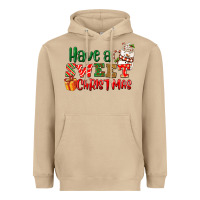 Mushroom Have a sweet Christmas Heavyweight Hoodie - NancyCooperArtShop