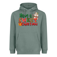 Sage Have a sweet Christmas Heavyweight Hoodie - NancyCooperArtShop