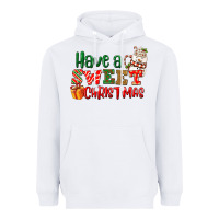 White Have a sweet Christmas Heavyweight Hoodie - NancyCooperArtShop