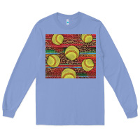 Colony Blue western softball Long Sleeve Tee - AdoDesignShop