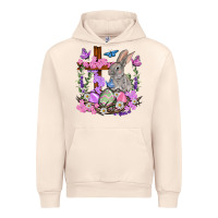 Sandshell Easter eggs and Bunny with Cross Easter Day Urban Hoodie - HowdyJamesFarm