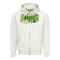 Oatmeal Heather st.patrick's day nurse Zipper Hoodie - MaliasSmallBusiness