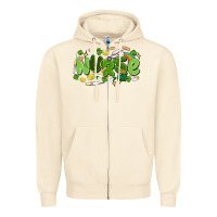 Sandshell st.patrick's day nurse Zipper Hoodie - MaliasSmallBusiness