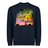 Navy sunset chaser Heavyweight Sweatshirt - JahusDesignShop