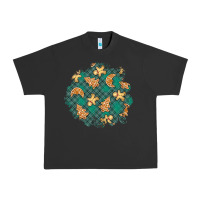 Pigment Black christmas gingerbread cookies patch Urban Heavy Tee - BundleAndBundleShop