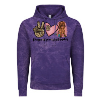 Cloud Purple peace love labrador Vintage Hoodie - JahusDesignShop