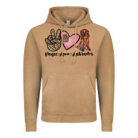 Vintage Camel peace love labrador Vintage Hoodie - JahusDesignShop
