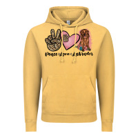 Vintage Mustard peace love labrador Vintage Hoodie - JahusDesignShop
