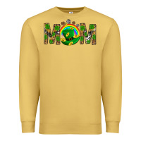 Antique Gold Western Mom With Shamrock Premium Sweatshirt - BundleAndBundleShop
