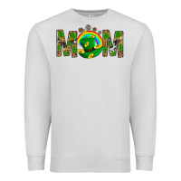 Dove Grey Western Mom With Shamrock Premium Sweatshirt - BundleAndBundleShop