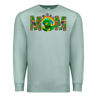 Seafoam Western Mom With Shamrock Premium Sweatshirt - BundleAndBundleShop