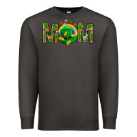 Smoke Western Mom With Shamrock Premium Sweatshirt - BundleAndBundleShop