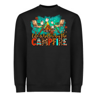 Black life is better by the campfire Heavyweight Sweatshirt - AdoDesignShop