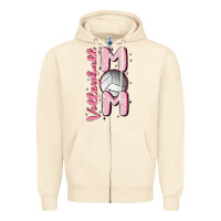 Sandshell volleyball mom Zipper Hoodie - MaliasSmallBusiness