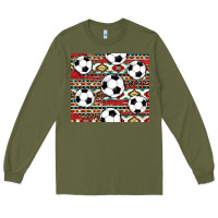 Army Green western soccer Long Sleeve Tee - AdoDesignShop