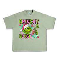 Oil Green christmas characters and bougie Urban Heavy Tee - AdoDesignShop