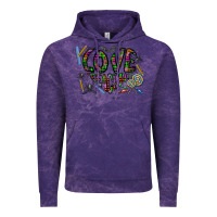 Cloud Purple i love teaching Vintage Hoodie - CowhideDigitalArt