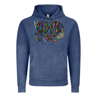 Vintage Denim i love teaching Vintage Hoodie - CowhideDigitalArt