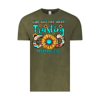 Vintage Olive i m just out here trusting god proverbs 3 56 Vintage Tee - JahusDesignShop